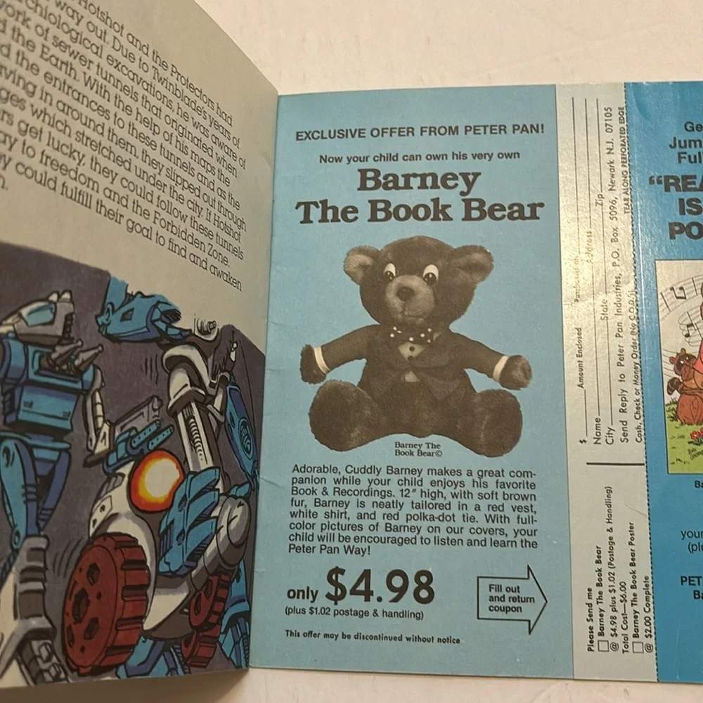 Starriors 1984 STARRIORS Book Tunnel of Doom Odyssey I One Vintage book